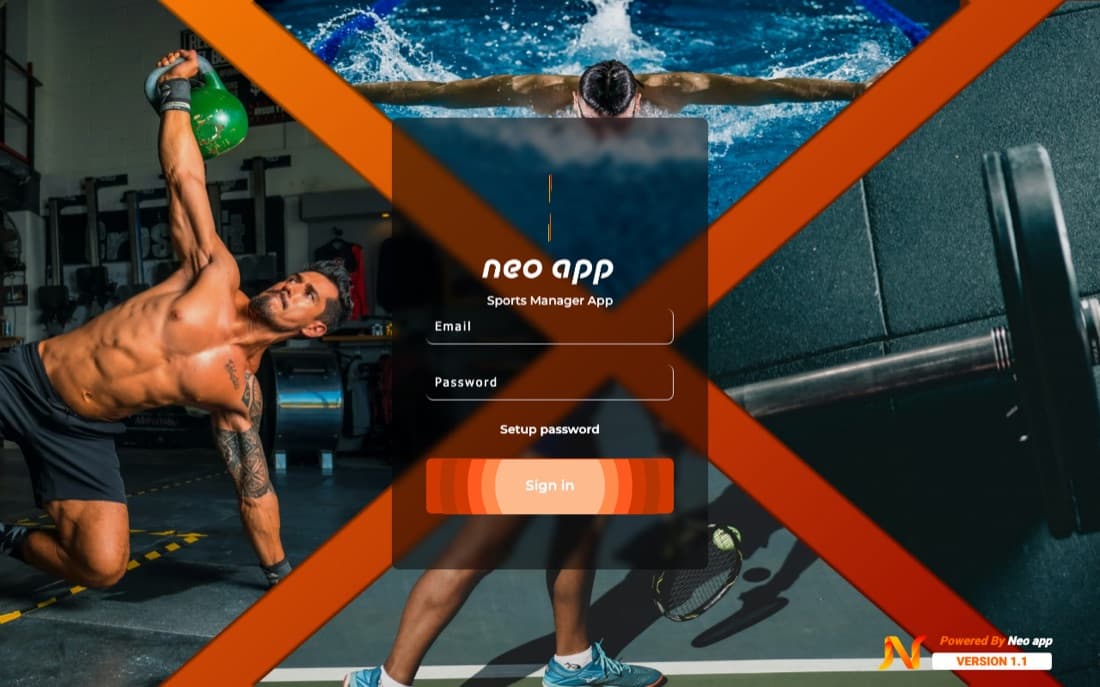 NeoApp · Sports Manager