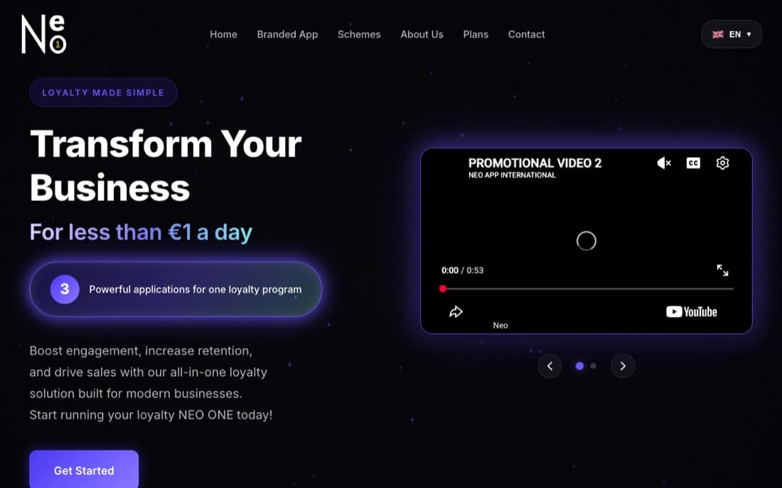 NEO ONE · Loyalty Platform
